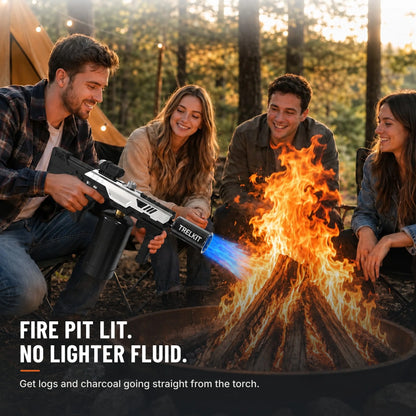 Turbo Propane Torch – One-Touch Max Flame, Push-Button Ignition